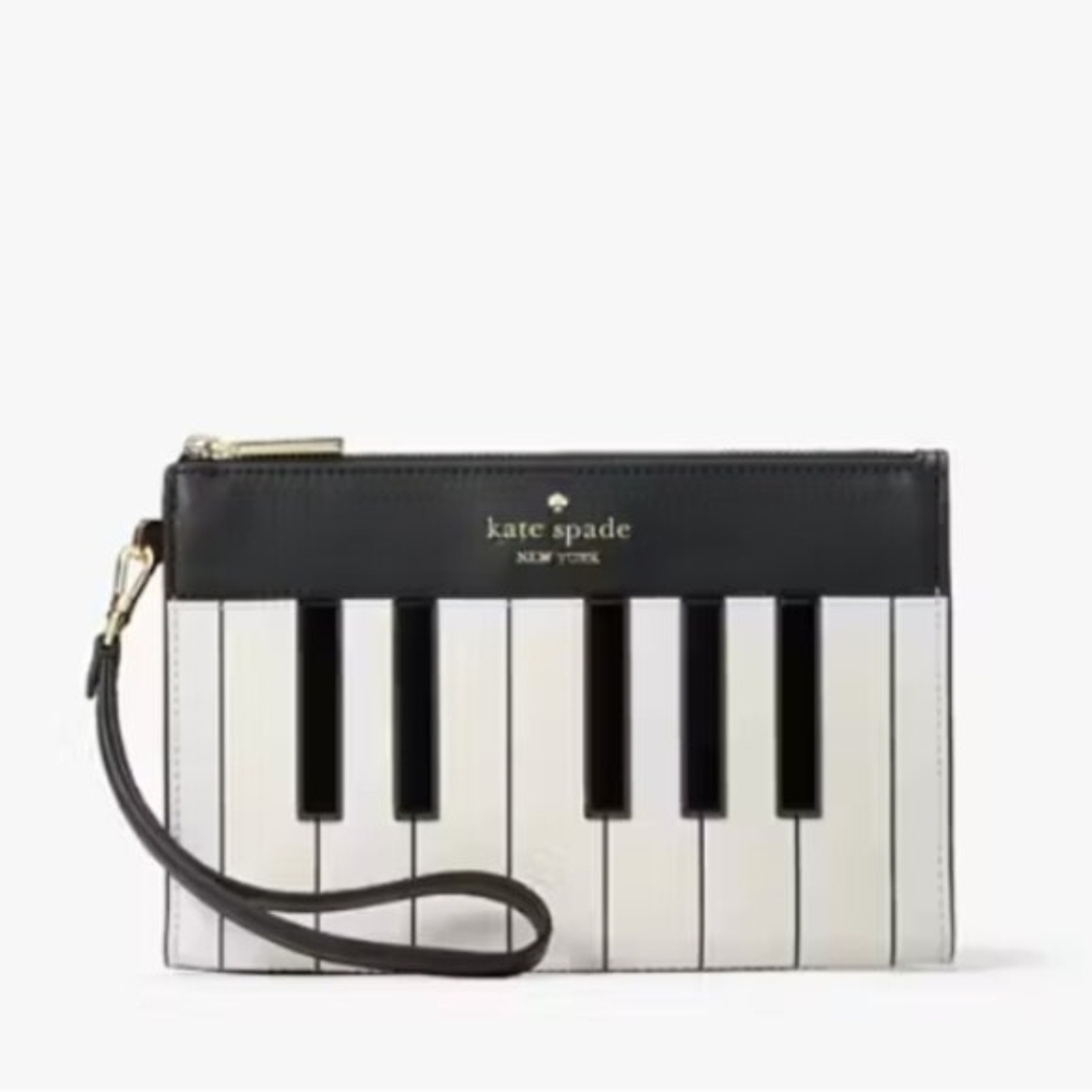 Kate Spade Multi Pitch Purrfect Wristlet Novelty Rare